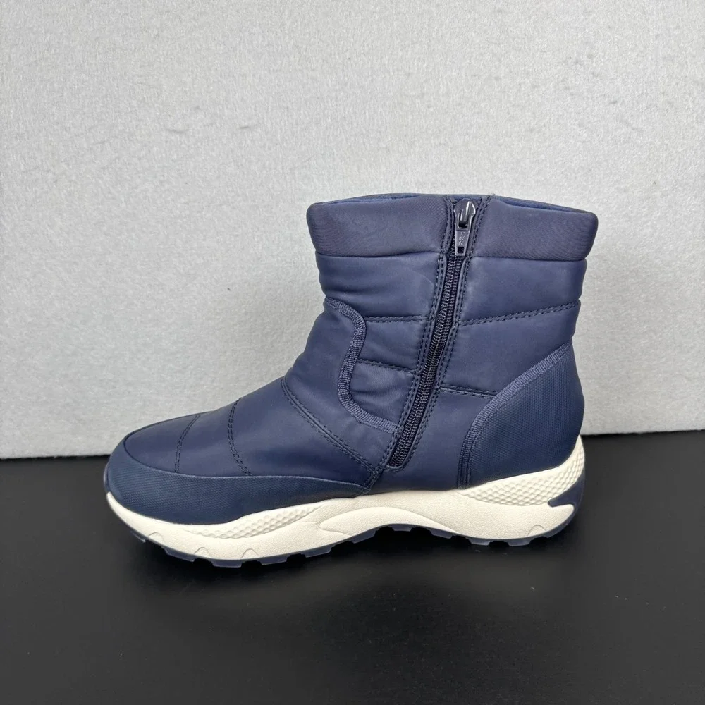 Baretraps Darra Womens Navy Blue Waterproof Winter Snow Boots Size 10M New Shoes